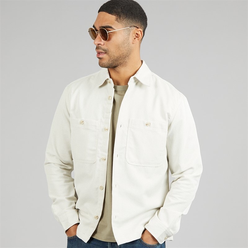 JACK & JONES Mens Blurayle Linen Blend Solid Long Sleeve Shirt Moonstruck