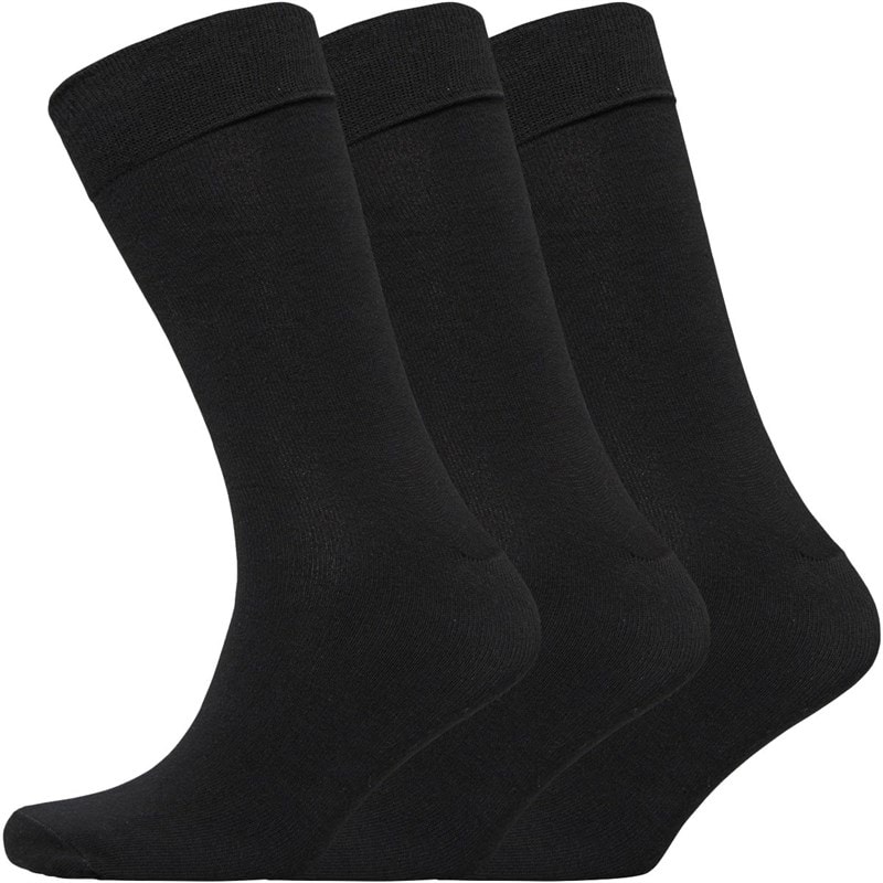 DKNY Mens Mercer Three Pack Socks Black