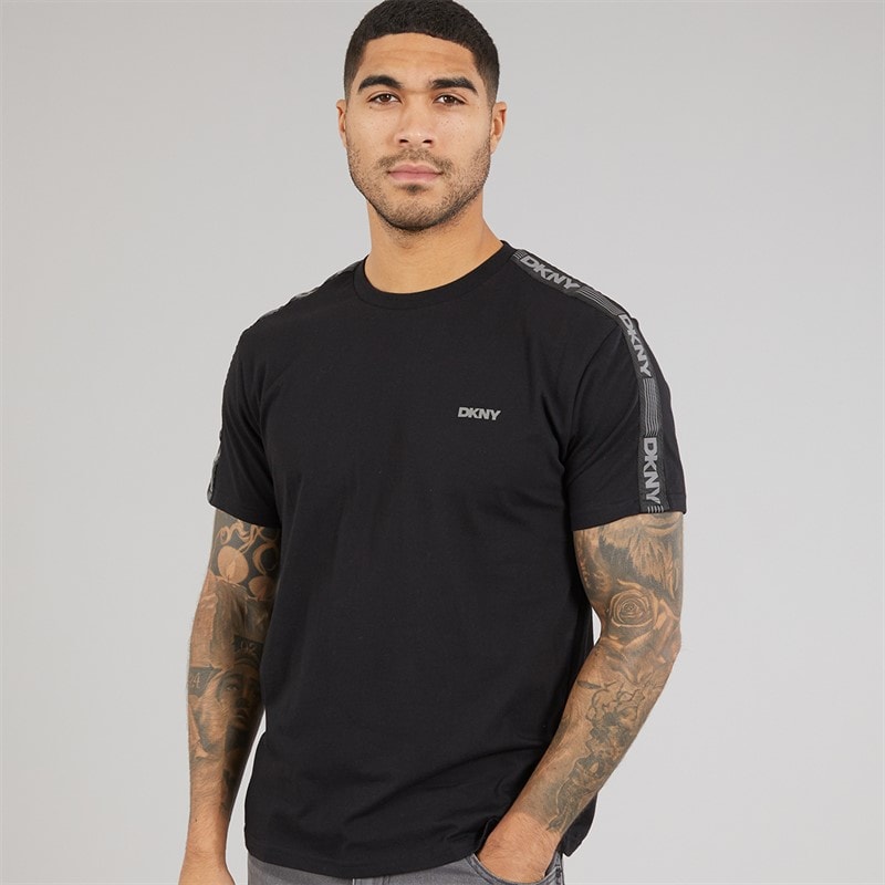 DKNY Mens Penguins T-Shirt Black