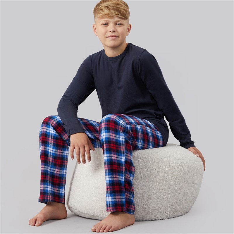 Kangaroo Poo Boys Pyjama Set Navy/Blue/Red