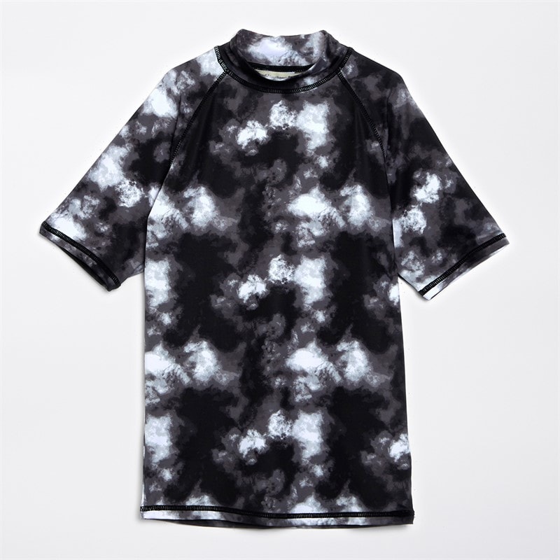 Kangaroo Poo Boys Rash Vest Black Marble