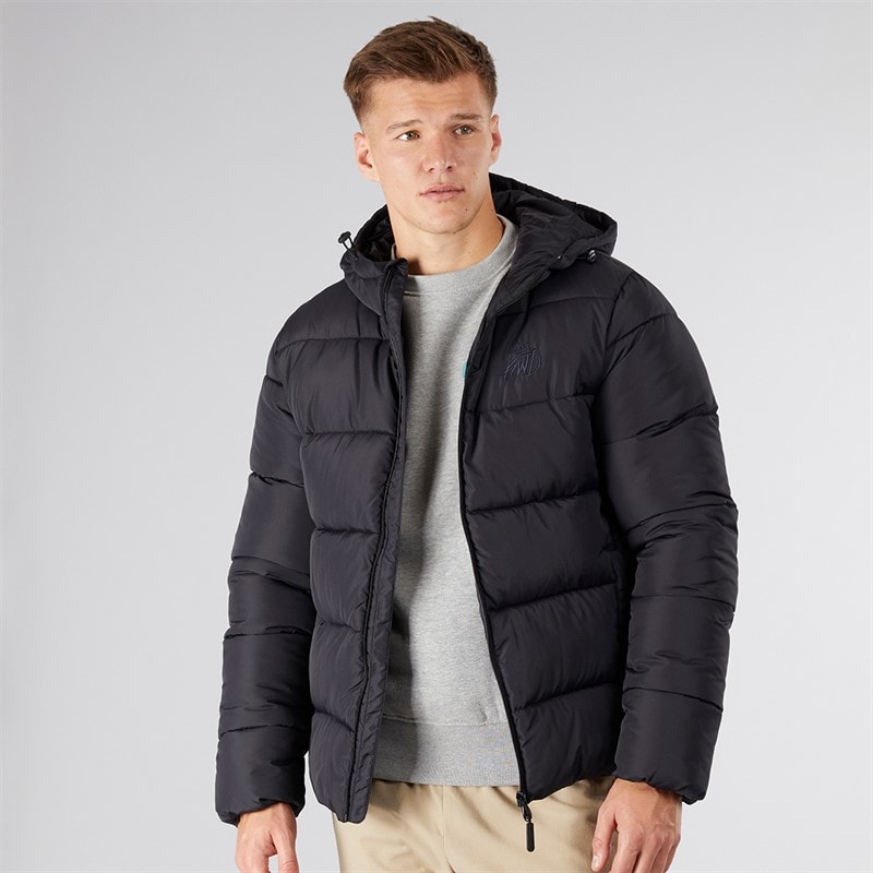 Kings Will Dream Mens Orlo Puffer Jacket Black