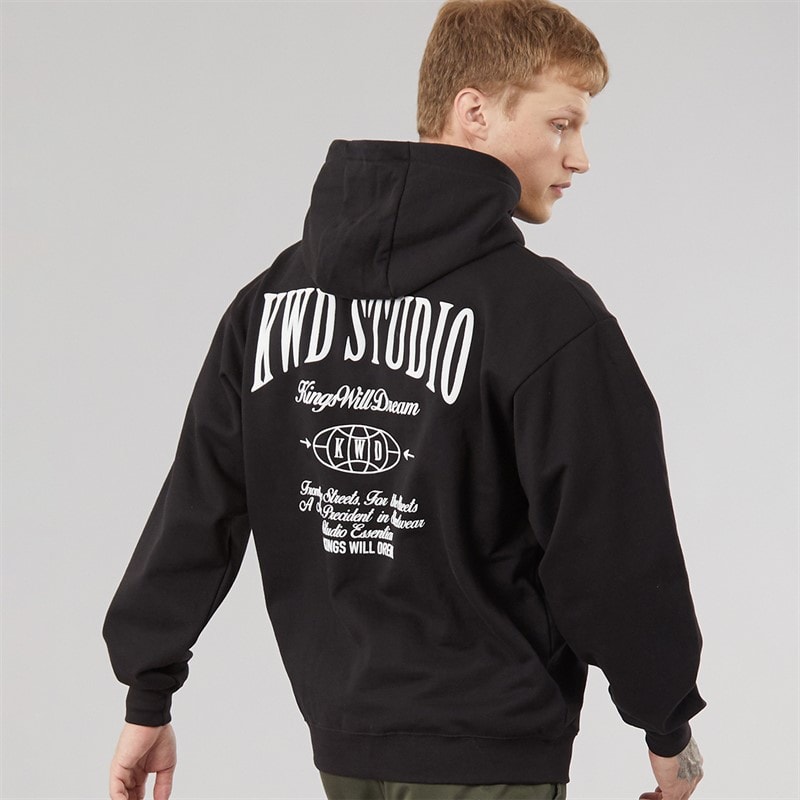 Kings Will Dream Mens Studio Hoodie Black