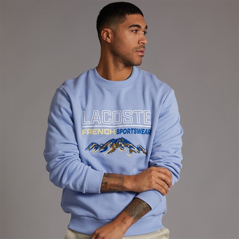 Lacoste Mens Sweatshirt Delphinium