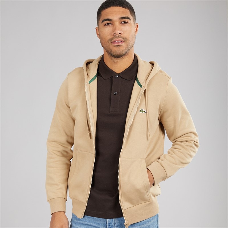Lacoste Mens Zip Up Hoodie Viennese