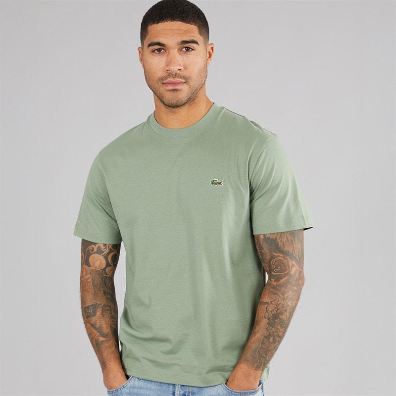 Lacoste Mens Crew Neck T-Shirt Thyme