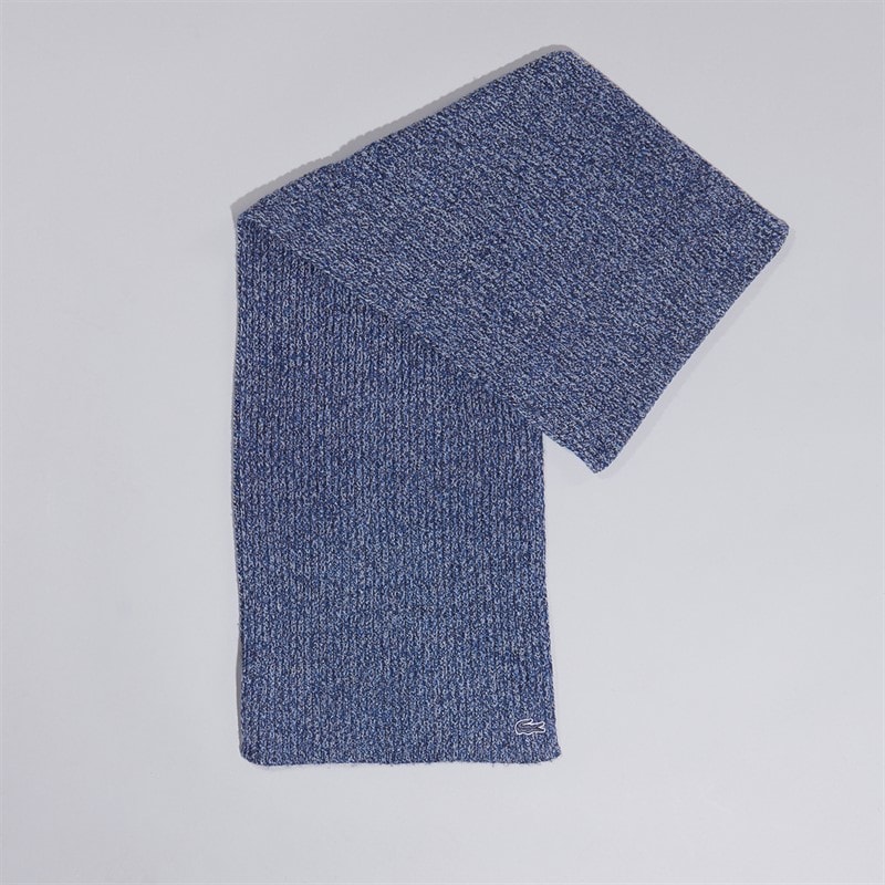 Lacoste Mens Scarf Blue
