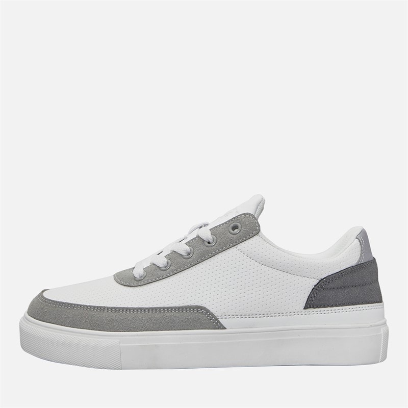 Loyalty And Faith Junior Boys Broady Trainers White/Grey/Dark Grey