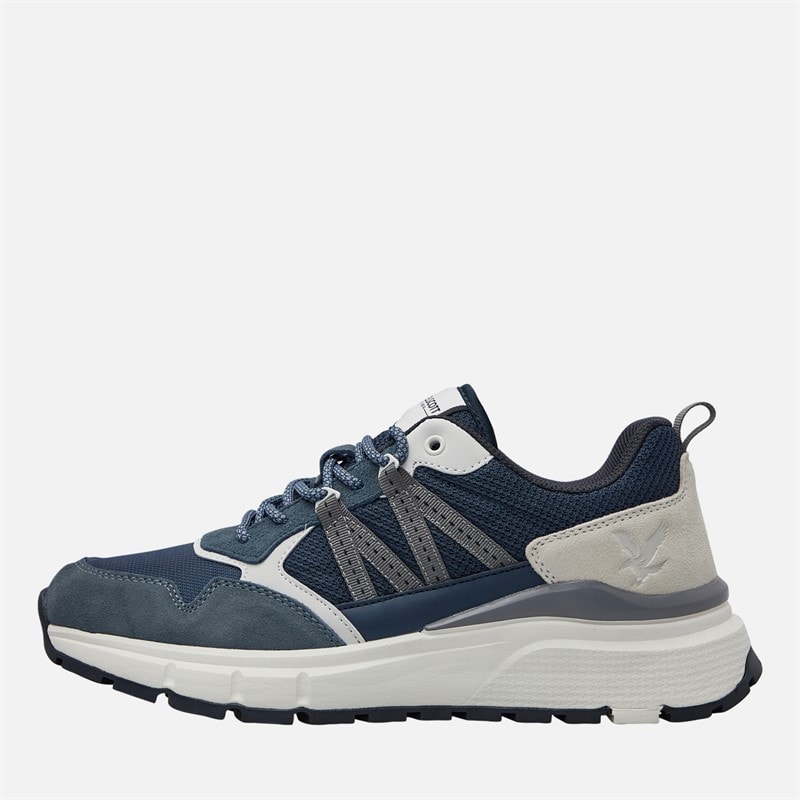 Lyle And Scott Vintage Mens Lennox Trainers Blue