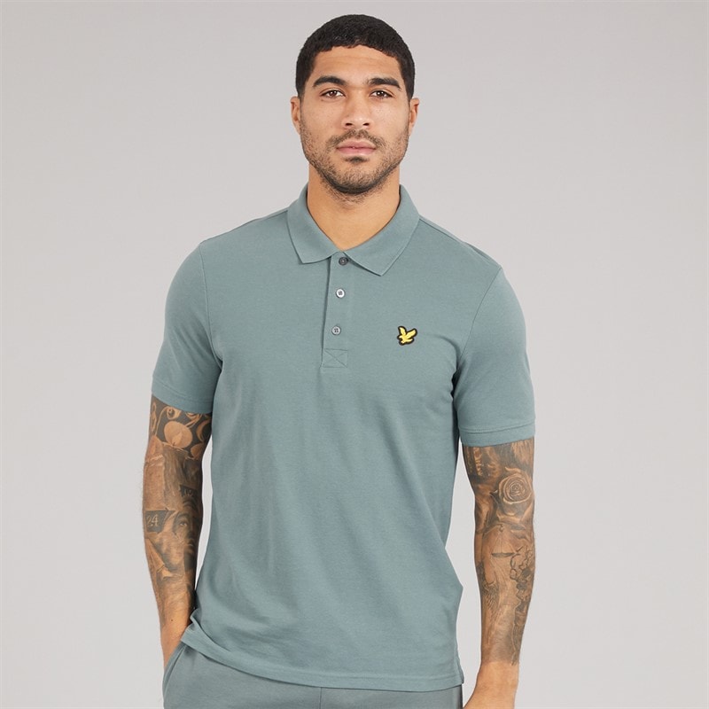 Lyle And Scott Vintage Mens Polo Shirt Green Mercurial