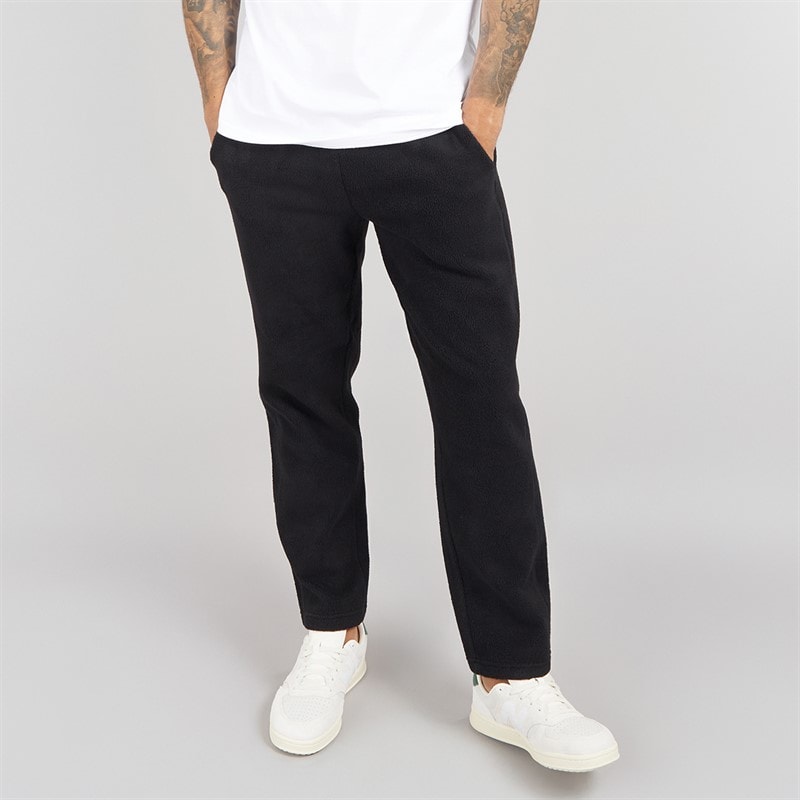 Lyle And Scott Vintage Mens Polar Fleece Joggers Jet Black