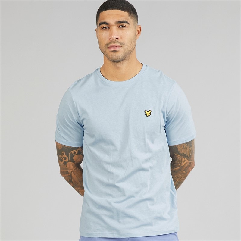 Lyle And Scott Vintage Mens T-Shirt Blue Lagoon