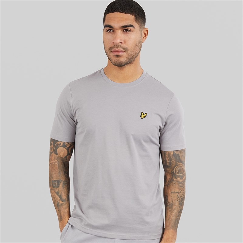 Lyle And Scott Vintage Mens T-Shirt Gull Grey