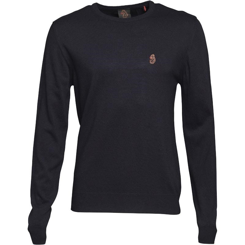 LUKE 1977 Mens Gerard 3 Jumper Navy