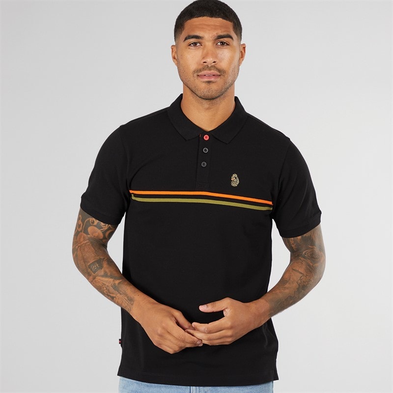 LUKE 1977 Plantanos Polo Shirt Black