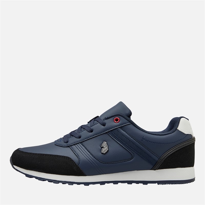 LUKE 1977 Mens Groves Trainers Navy/Black