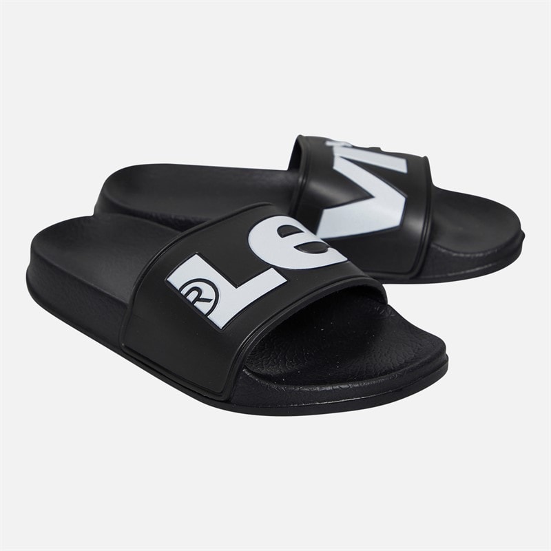 Levi's Kids June Logo Sliders Black