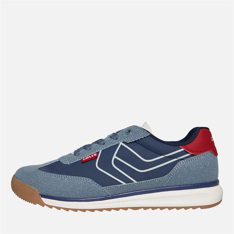 Levi's Junior Carl SR Trainers Navy/Red
