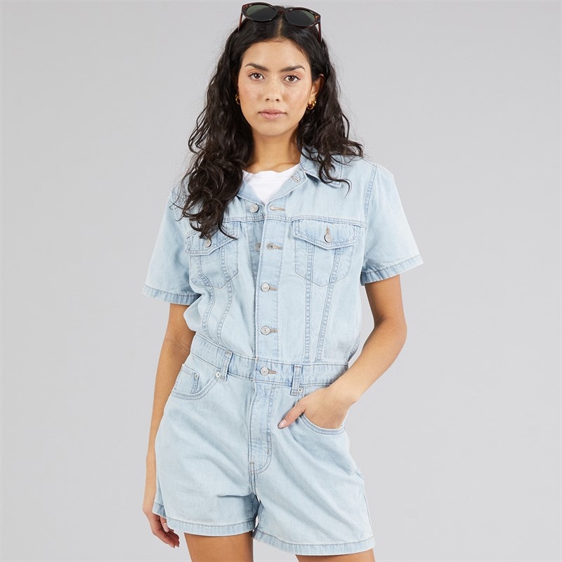 Levi's Womens Type 3 Denim Romper Forgotten Dream No DP