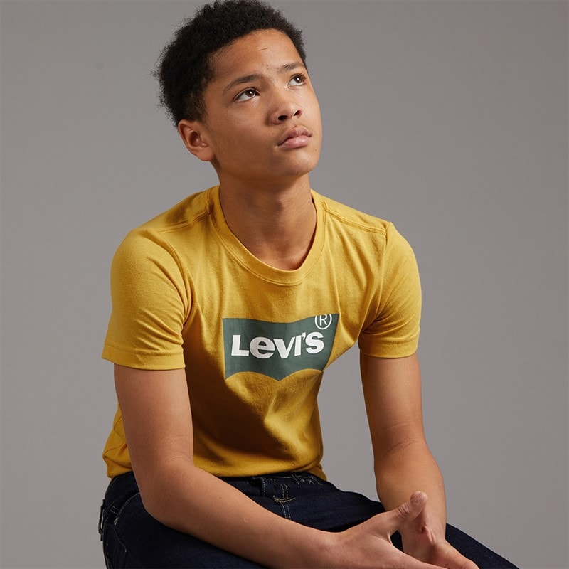 Levi's Boys Batwing T-Shirt Yolk Yellow
