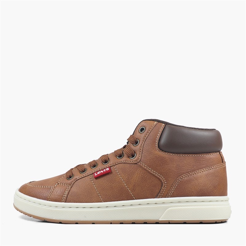 Levi's Junior Boys Piper JR Mid Trainers Cognac 0241