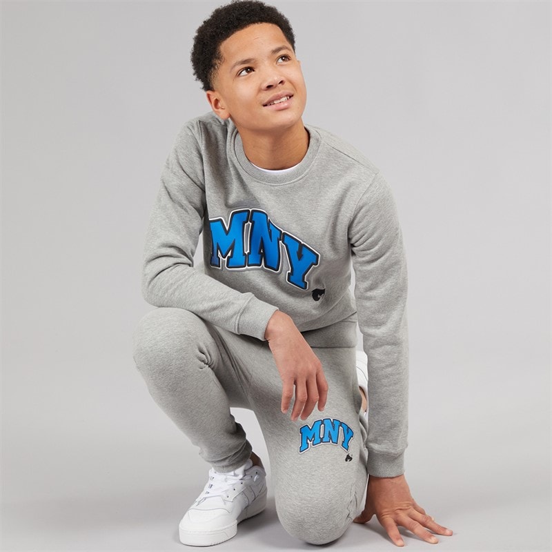 Money Boys State Crew Tracksuit Charcoal