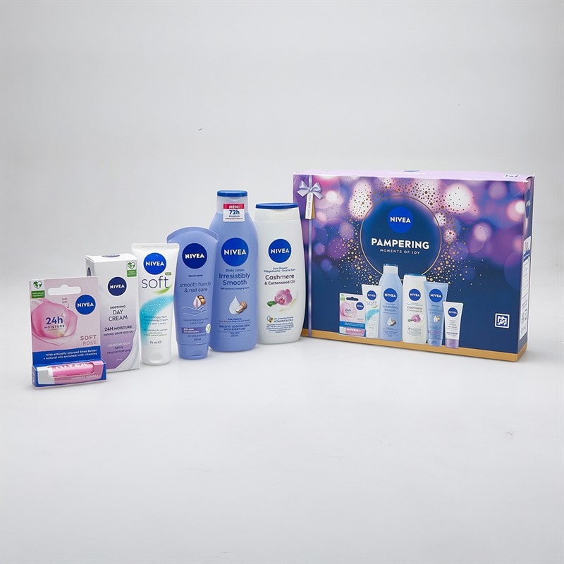 NIVEA Womens Pampering Moments Of Joy Six Pack Gift Set Multi