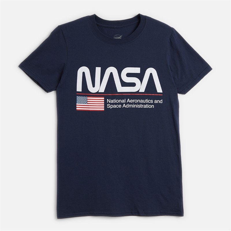 NASA Mens T-Shirt Navy