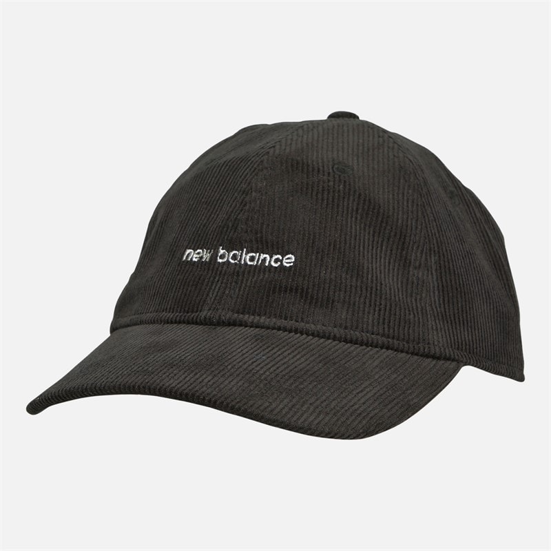 New Balance Washed Corduroy Cap Black