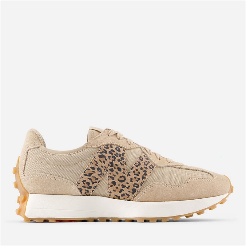 New Balance Womens 327 Trainers Incense/Leopard Print
