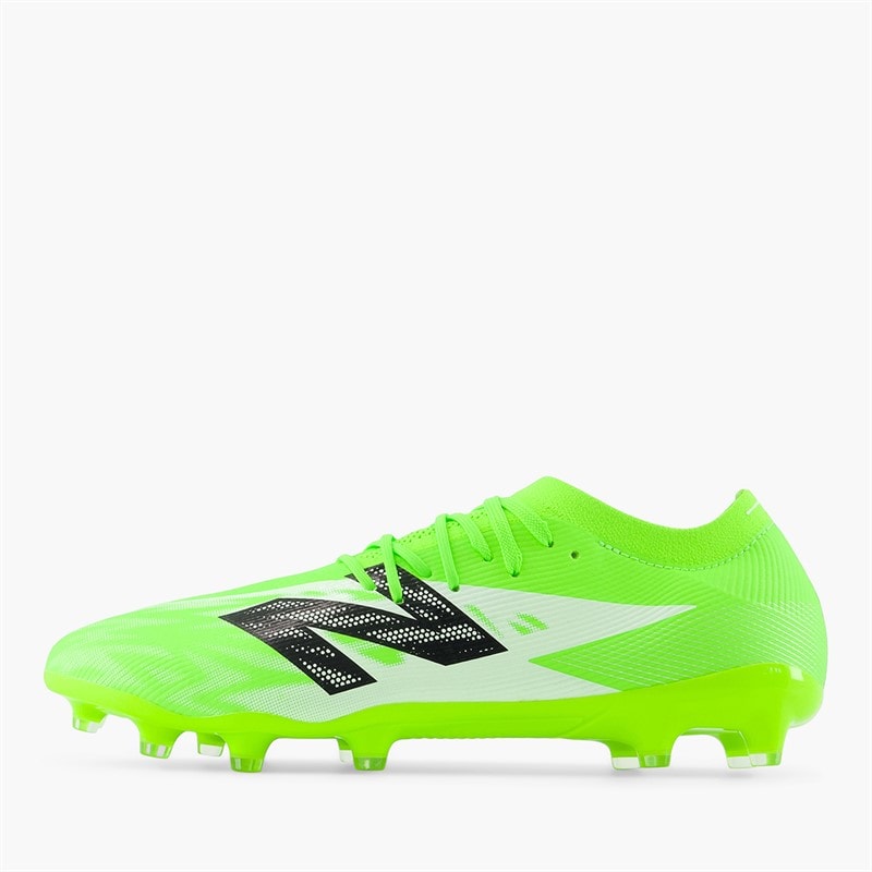 New Balance Mens Furon Elite V8 MG Multi Ground Football Boots Pixel Green/Black/Silver