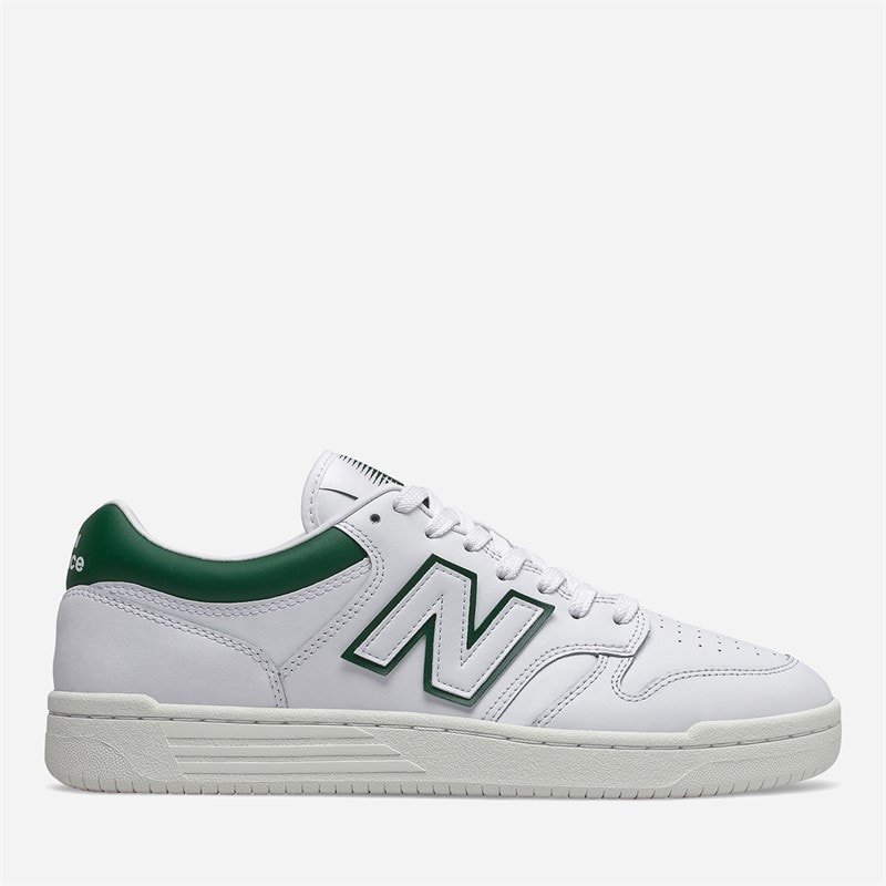 New Balance 480 Trainers White/Green
