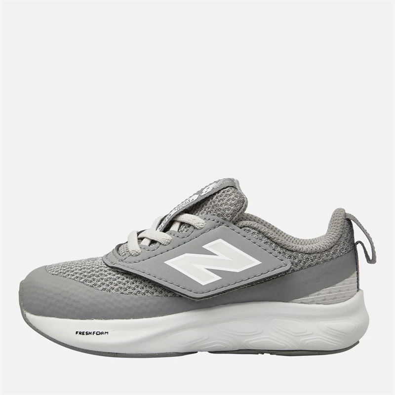 New Balance Infant Fresh Foam 625 New-B Hook And Loop Neutral Running Shoes Grey/White