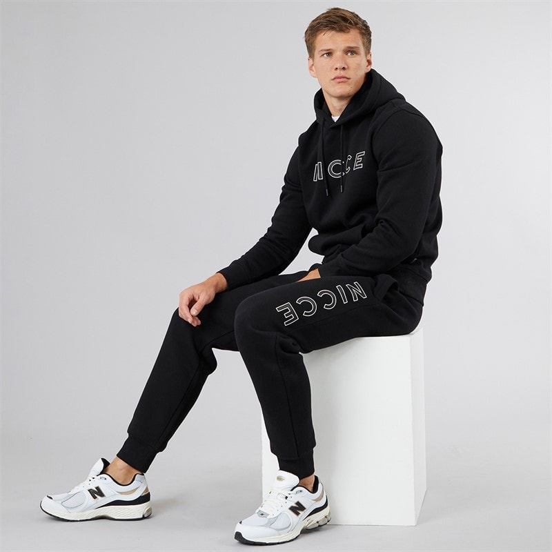 NICCE Mens Albert Tracksuit Black