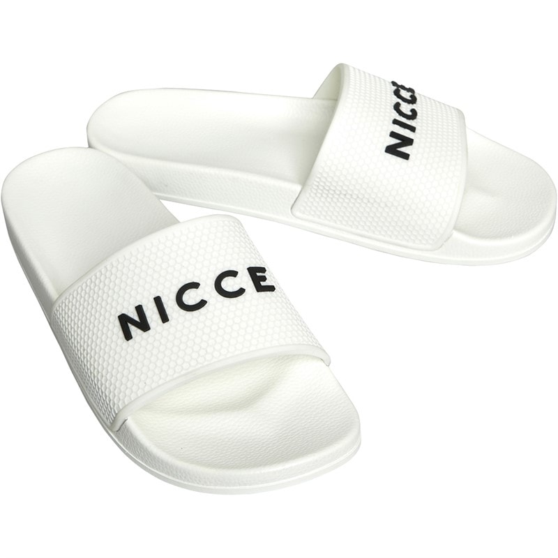 NICCE Mens Visor Sliders White