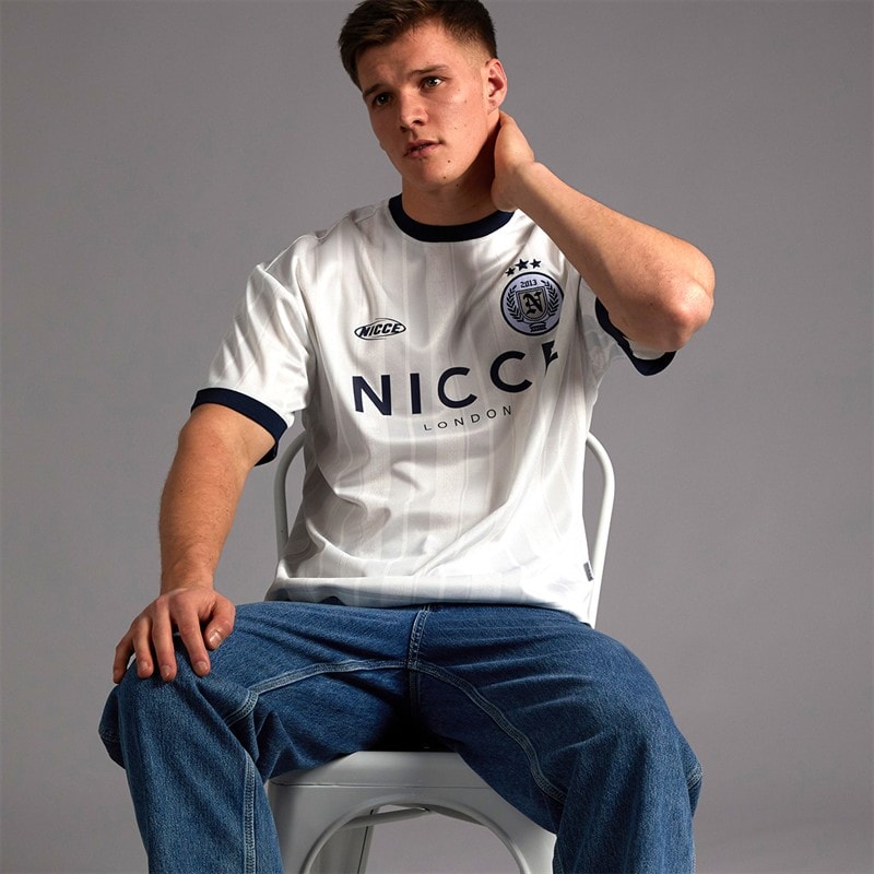 NICCE Mens Legend Oversized T-Shirt White