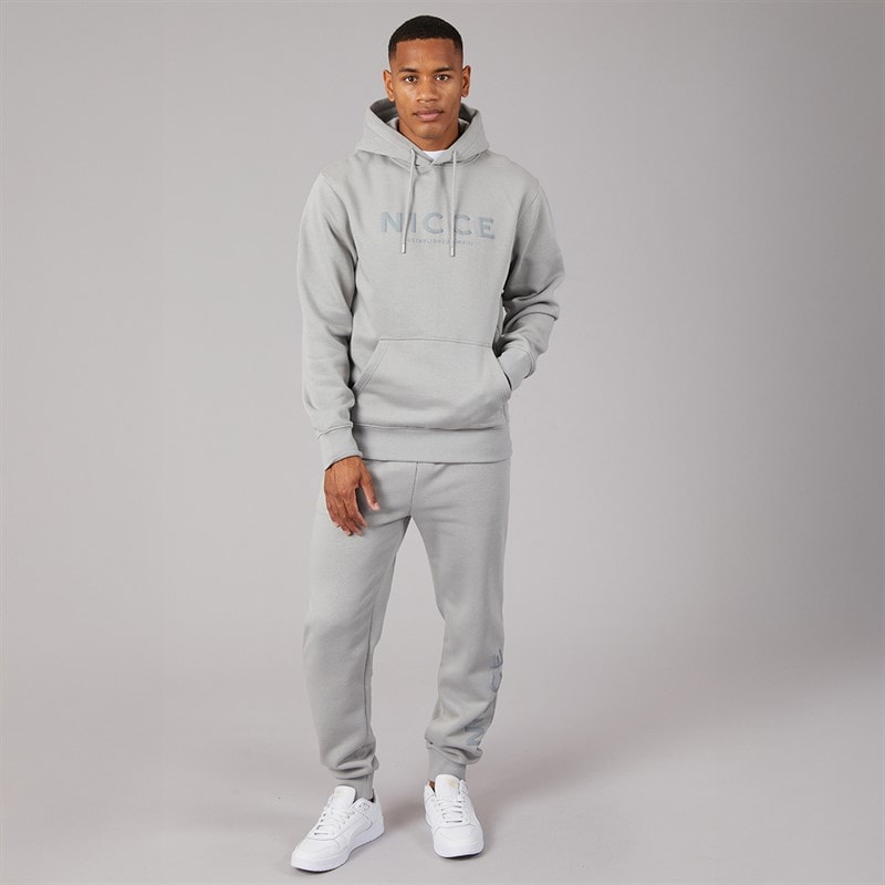 NICCE Mens Harmer Tracksuit Circular Grey