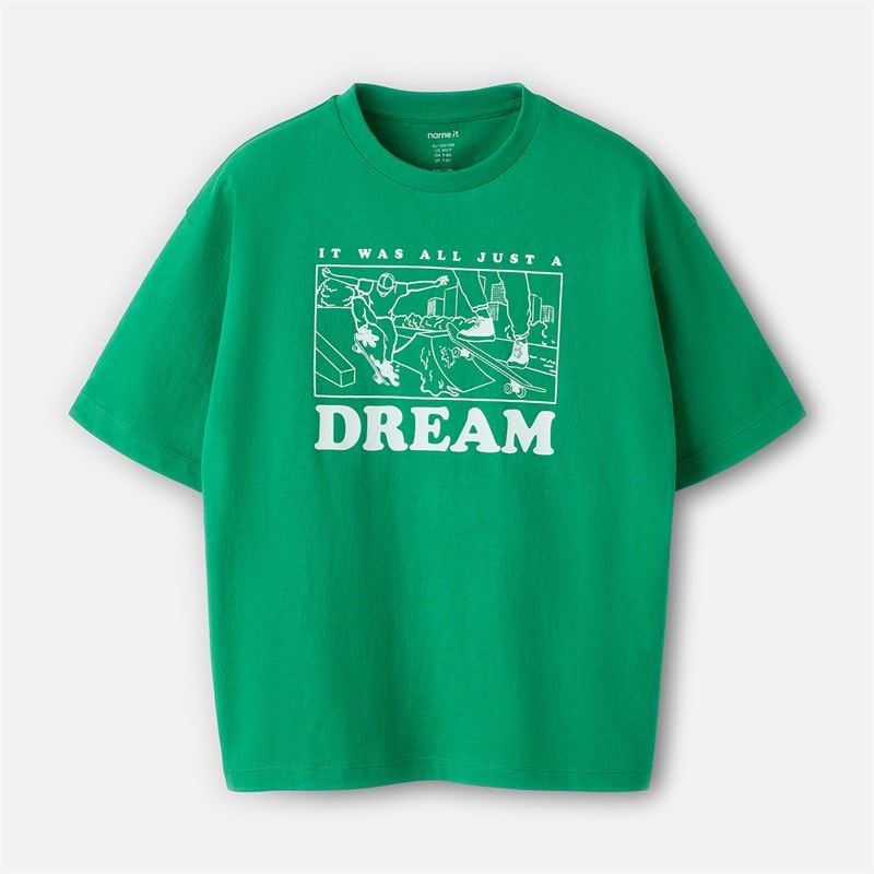 Name It Boys Heinrick T-Shirt Surf The Web Jelly Bean