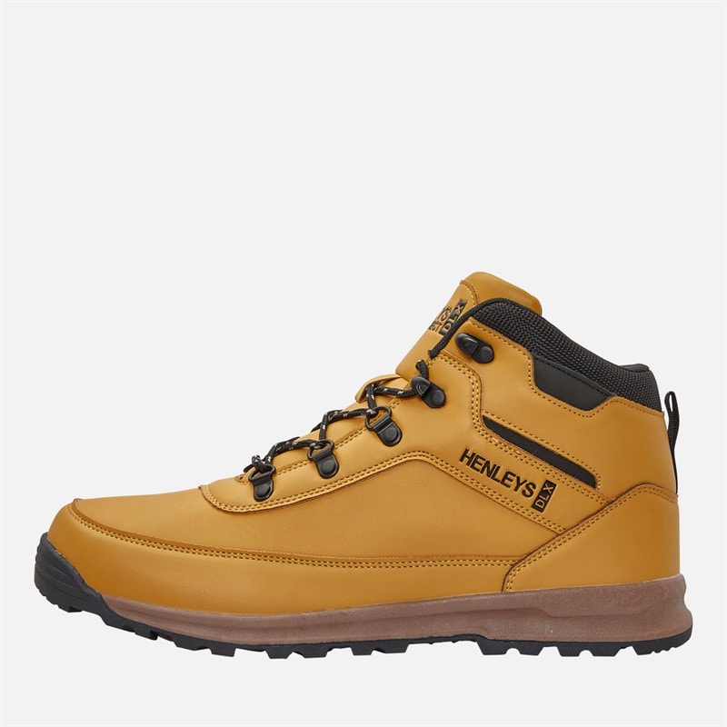 Henleys Mens Travis Boots Yellow