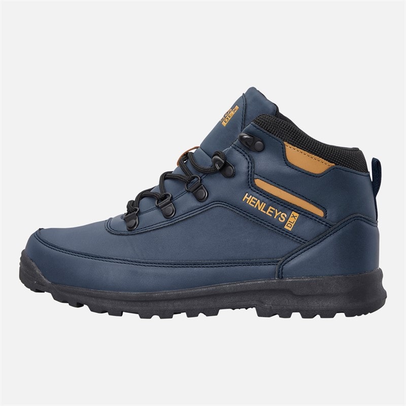 Henleys Junior Boys Travis Boots Navy