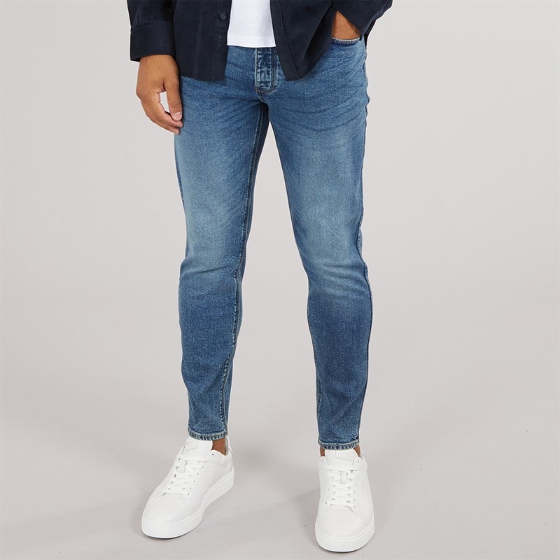 French Connection Mens Tapered Fit Jeans IND55