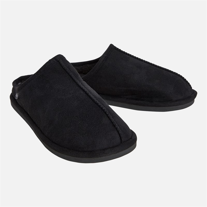 French Connection Mens Mule FC V3 Slippers Black