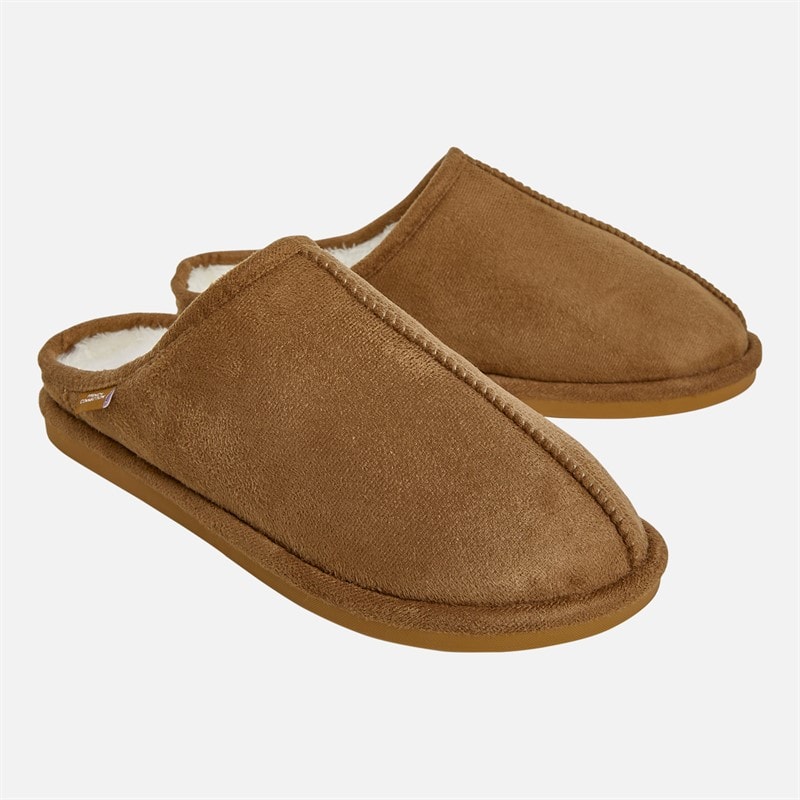 French Connection Mens Mule FC V3 Slippers Tan
