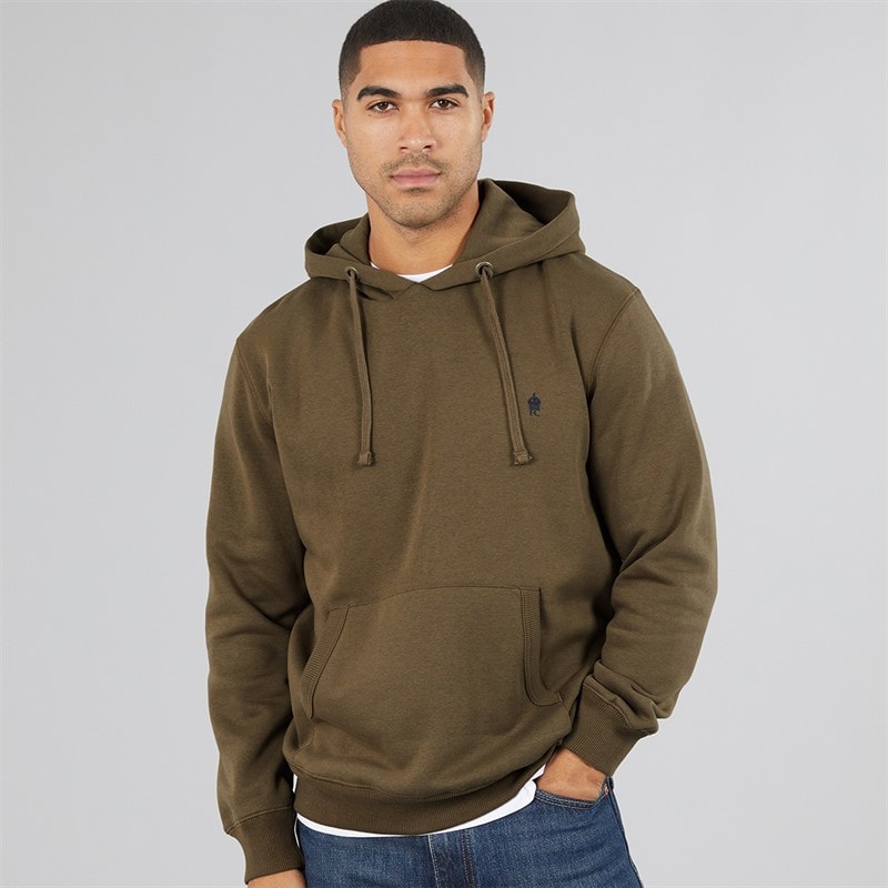 French Connection Mens FC Hoodie Khaki/Marine
