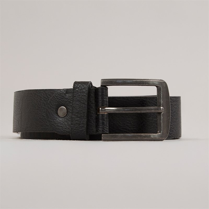 Onfire Mens Bonded Leather Belt Black