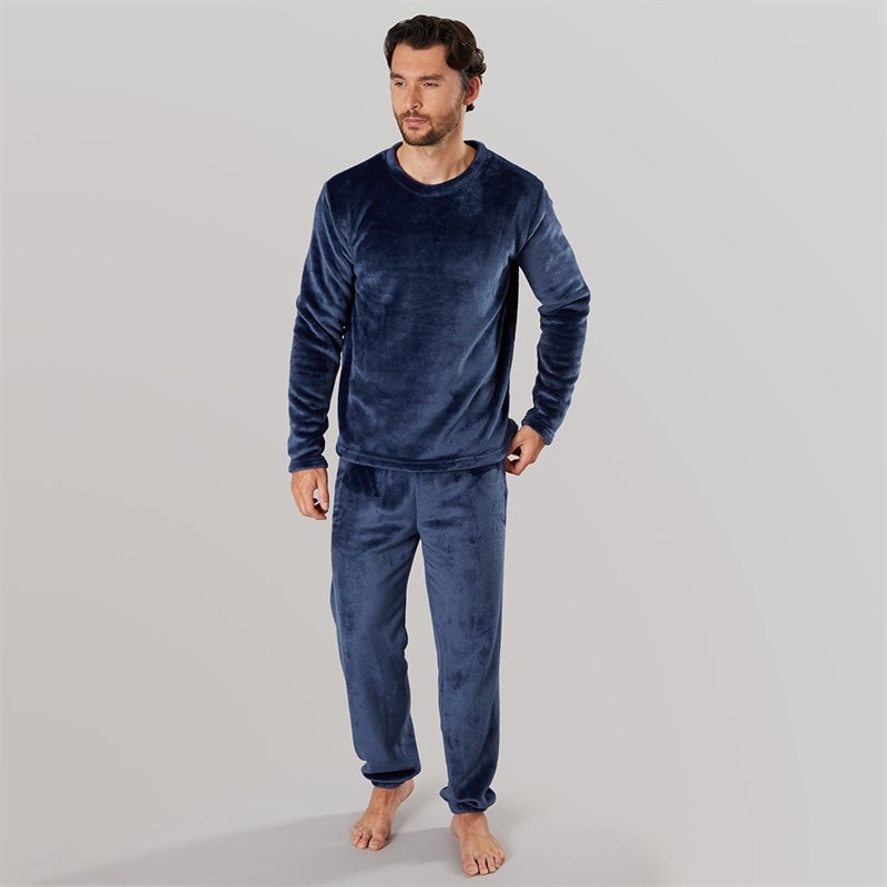Onfire Mens Snuggle Lounge Set Navy