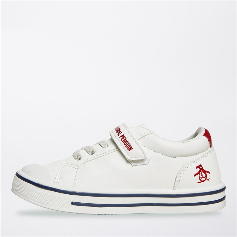 Original Penguin Boys Rainbow Trainers White