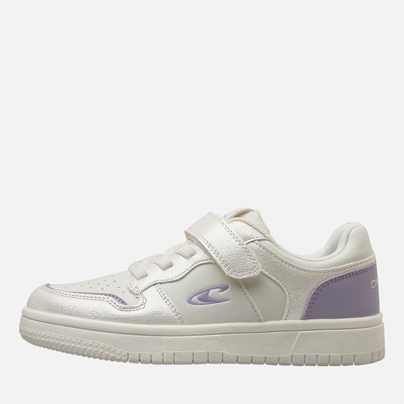 O'Neill Girls Delilah Trainers Off White/Light Silver