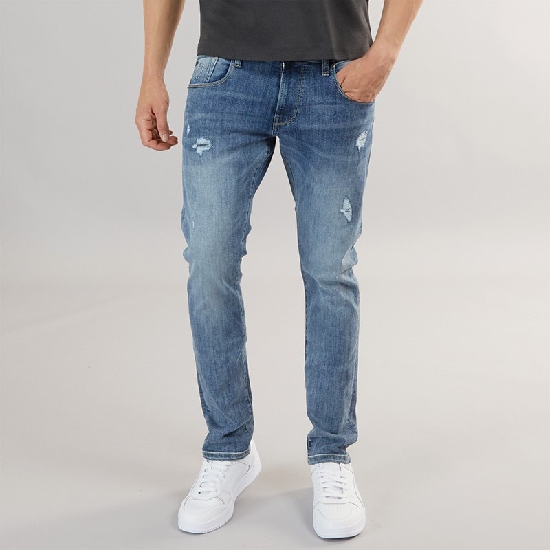 883 Police Mens Fixxed 664 Slim Fit Jeans 664-Blue
