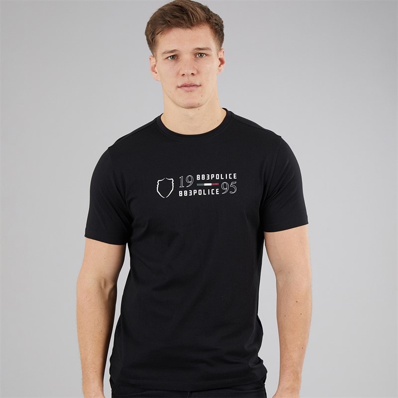 883 Police Mens Castelrotto T-Shirt Black
